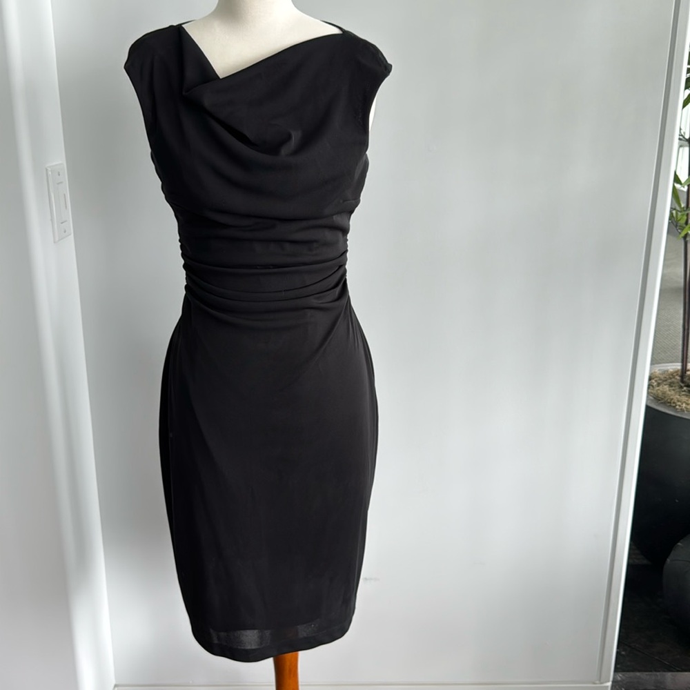 David Meister black cocktail dress only worn once